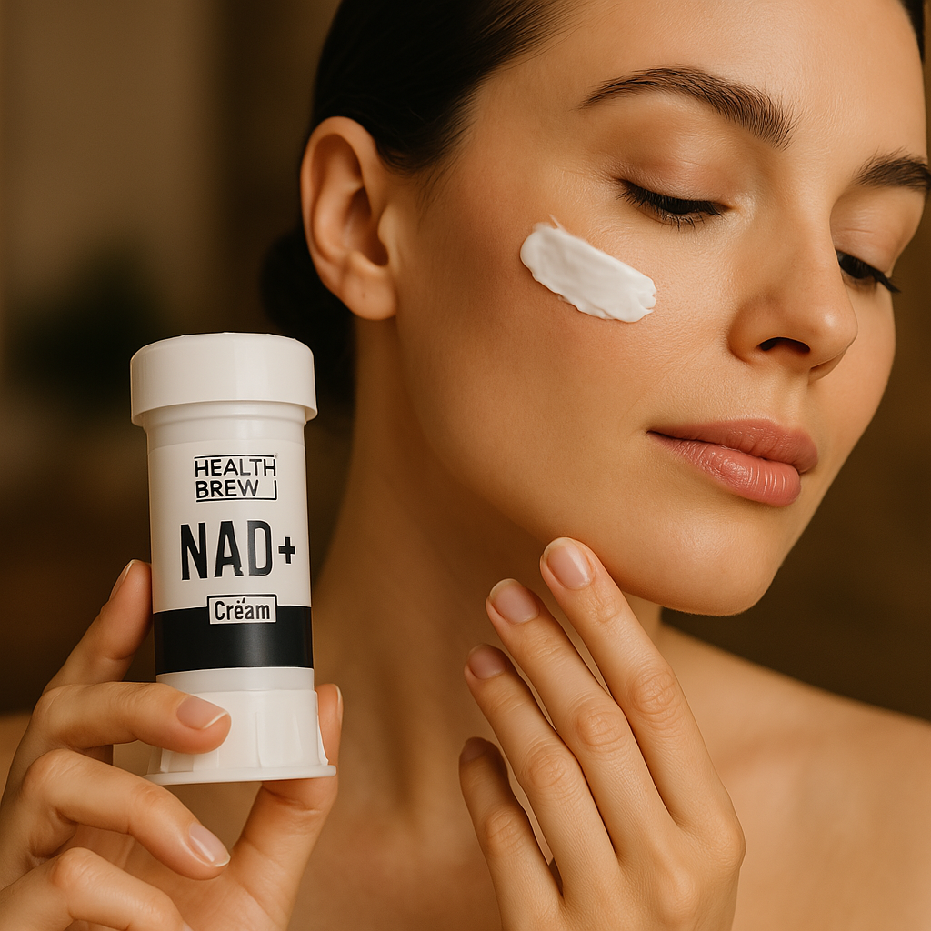 NAD+ Face Cream: Peptide repair of UV sun damage